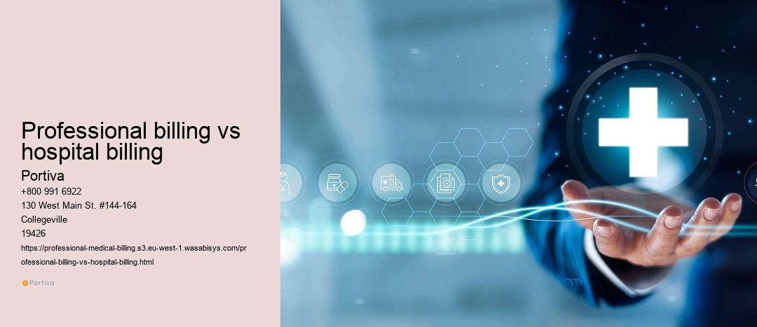 professional billing vs hospital billing